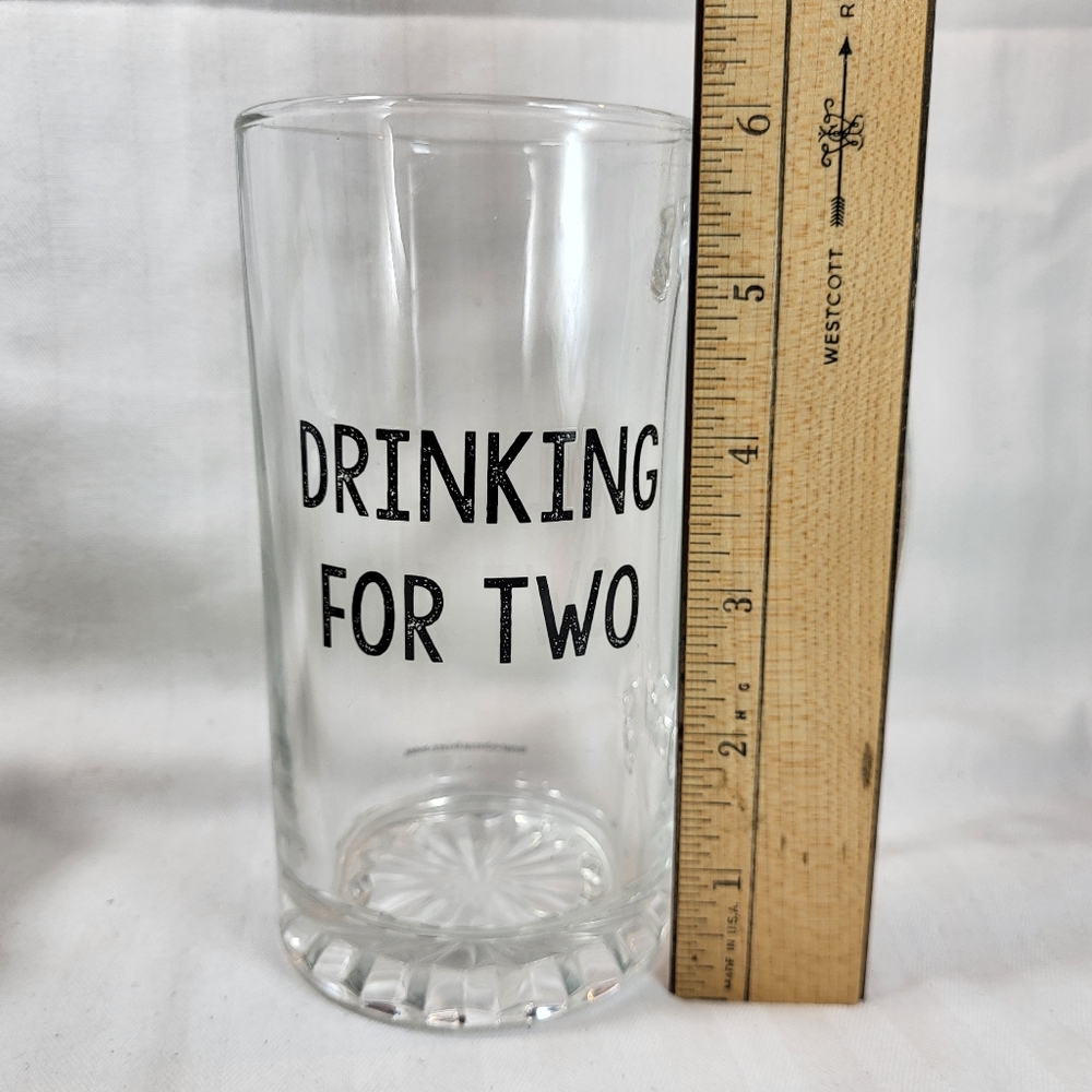 Mud Pie Dad Glass Beer MUG & OPENER Baby Announcement Gift SET Gift Box NIB NEW - Picture 5 of 16